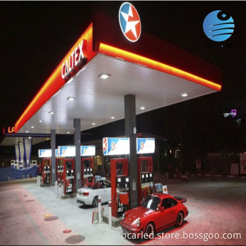 Industrial gas station 100w led high bay light fixture with 5 years warranty